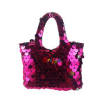 Magenta Sequence Handbag for Radha Rani & Devi Idol
