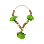 Parrot Green Phool Mala for Kanha