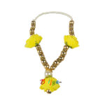 Yellow phool mala for Kanha