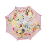 Brautiful Pink 22 Cm Long Ladoo Gopal Ji Umbrella/chhata