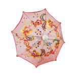 Brautiful Red 22 Cm Long Ladoo Gopal Ji Umbrella/chhata