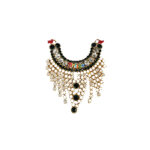 Beautiful Green Stone Pearl Necklash For God