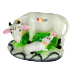 White Kamdhenu Cow With Calf