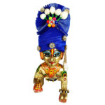 Beautiful Blue Multi Pearl Pagdi