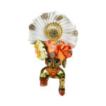 Peach White Beautiful Heavy Pagdi