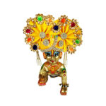 Yellow Heavy Stonework Pagdi