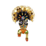 Beautiful Golden Black Sitara Pugree