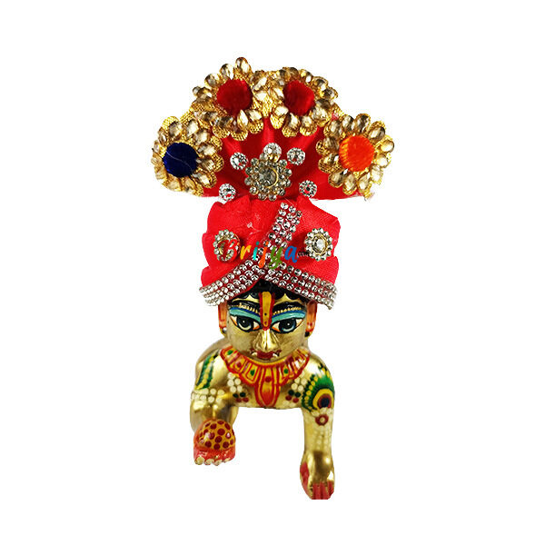 Beautiful Multi Beads Red Pugaree