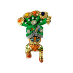 Beautiful Multi Beads Green Pugaree