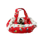 Red White Reversible Bedding Set/Basket/Bister Set For Laddu Gopal Ji
