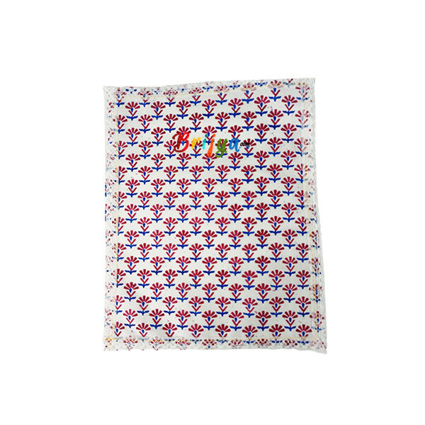 Mahroom White Cotton Bed Sheet For Laddu Gopal JI