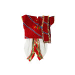 Red Bandhej Dhoti Kurta for Gopal ji