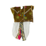 Mehndi Bandhej Dhoti Kurta for Gopal ji