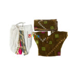 Mehndi Bandhej Dhoti Kurta for Gopal ji