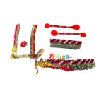 Purple Gujarati Poshak Set for Bal Gopal ji