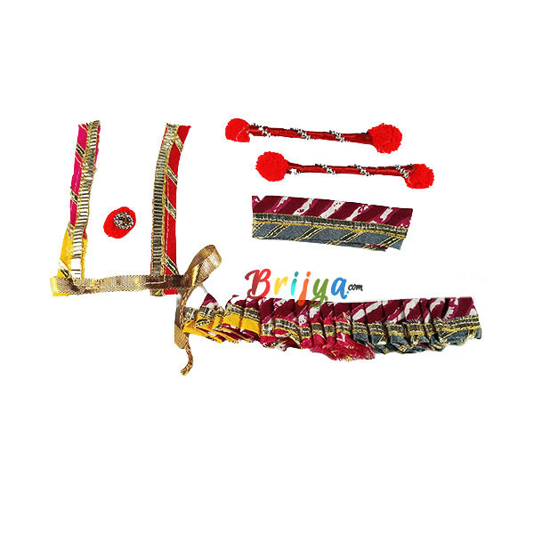 Purple Gujarati Poshak Set for Bal Gopal ji