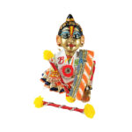 Orange Gujarati Poshak Set for Bal Gopal ji