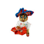 Orange Sharara Suit with Cap for Gopala