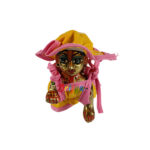 Yellow Pink Dangri Suit with cap for Laddu Ji