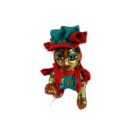 Green Red Dangri Suit with cap for Laddu Ji