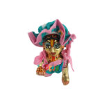 Green Pink Dangri Suit with cap for Laddu Ji