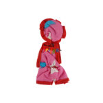 Pink Red Dangri Suit with cap for Laddu Ji