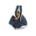 Black Cotton Frock for Laddu Gopal Ji