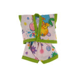 Pink Green Printed Night Suit For Bal Gopal ji