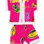 Pink Night Suit For Bal Gopal Ji (3 No)