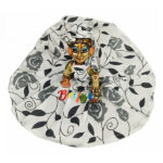 Black White mult print Cotton Frock for Bal Gopal Ji 4-7 no.