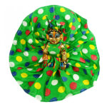 Green dot Cotton Frock for Bal Gopal Ji 4-7 no.