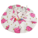 White Elephant print Cotton Frock for Bal Gopal Ji 4-7 no.