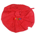 Red dot Cotton Frock for Bal Gopal Ji 4-7 no.