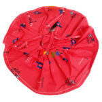 Red print Cotton Frock for Bal Gopal Ji 4-7 no.