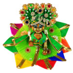 Greeen multi Designr sekiya work gopal dress