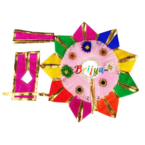 Pink multi Designr sekiya work gopal dress