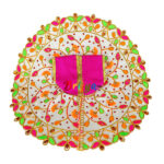 Red heavy hand embroidery bal gopal poshak