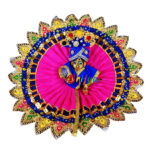 Blue heavy lace work bal gopal Vastra