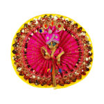 Magenta heavy lace sparkle work gopal ji Vastra