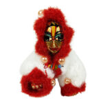 Beautiful Red White Woolen Jump Suit For Gopal Ji