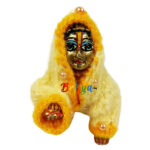Beautiful Golden Yellow Woolen Jump Suit For Ladoo Gopal Ji