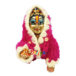 Beautiful Magenta Cream Woolen Jump Suit For Ladoo Gopal Ji