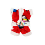 Red Winter Night Suit For Laddu Gopal Ji