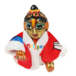 Red Winter Night Suit For Laddu Gopal Ji