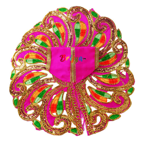 Beautiful Magenta Heavy Sitra Resham Work Ladoo Goapla Dress