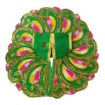 Beautiful Green Heavy Sitra Resham Work Ladoo Goapla Dress