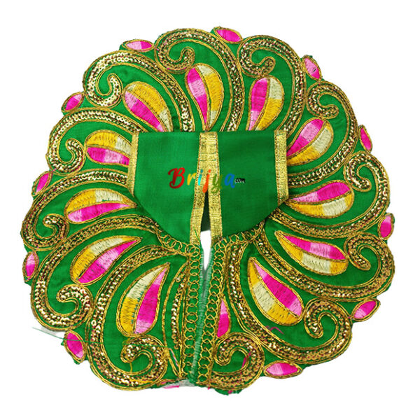 Beautiful Green Heavy Sitra Resham Work Ladoo Goapla Dress