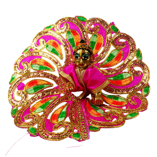 Beautiful Magenta Heavy Sitra Resham Work Ladoo Goapla Dress