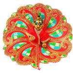 Beautiful Red Heavy Sitra Resham Work Ladoo Goapla Dress