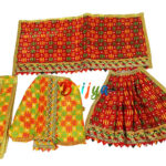 Beautiful Multi Print Dress For Laxmi ji Ganesh ji